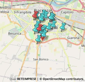 Mappa Via Corrado Visconti, 29122 Piacenza PC, Italia (1.339)