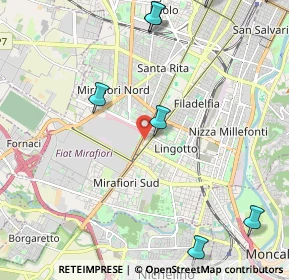 Mappa Via Alessandro Pernati di Momo, 10135 Torino TO, Italia (3.41)