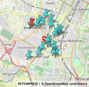 Mappa Via Alessandro Pernati di Momo, 10135 Torino TO, Italia (1.3605)