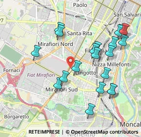 Mappa Via Alessandro Pernati di Momo, 10135 Torino TO, Italia (2.115)