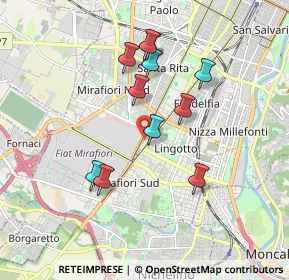Mappa Via Alessandro Pernati di Momo, 10135 Torino TO, Italia (1.62818)