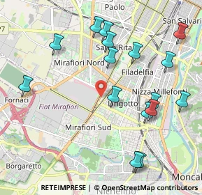 Mappa Via Alessandro Pernati di Momo, 10135 Torino TO, Italia (2.29875)