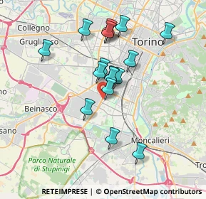 Mappa Via Alessandro Pernati di Momo, 10135 Torino TO, Italia (3.18176)