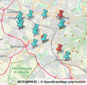 Mappa Via Alessandro Pernati di Momo, 10135 Torino TO, Italia (3.84667)