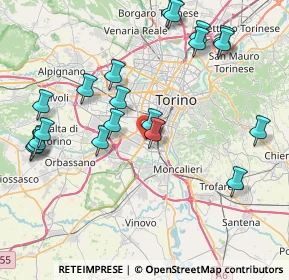 Mappa Via Alessandro Pernati di Momo, 10135 Torino TO, Italia (9.0895)