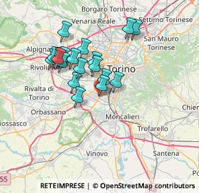 Mappa Via Alessandro Pernati di Momo, 10135 Torino TO, Italia (6.1725)