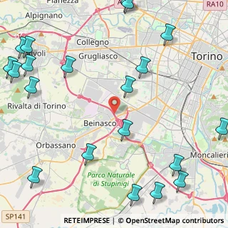 Mappa Via San Felice, 10092 Beinasco TO, Italia (6.5045)