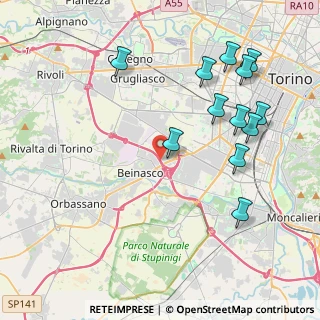 Mappa Via San Felice, 10092 Beinasco TO, Italia (4.59917)