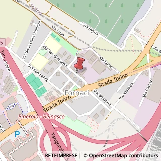 Mappa Via San Giacomo, 8, 10092 Beinasco, Torino (Piemonte)