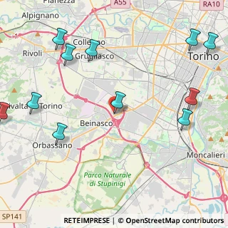 Mappa Via Gaetano Donizetti, 10092 Beinasco TO, Italia (5.71182)