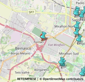 Mappa Frazione Fornaci, 10092 Beinasco TO, Italia (3.41833)