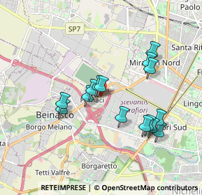 Mappa Frazione Fornaci, 10092 Beinasco TO, Italia (1.66067)