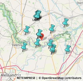 Mappa Via Corti, 27030 Gambarana PV, Italia (6.45647)