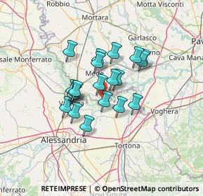 Mappa Via Corti, 27030 Gambarana PV, Italia (9.664)