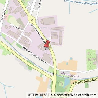 Mappa Via Guglielmo Marconi, 6, 46020 Motteggiana, Mantova (Lombardia)