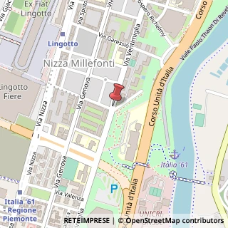 Mappa Via Millefonti, 35, 10126 Torino, Torino (Piemonte)