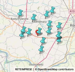 Mappa Piazza Ezio Galvani, 45020 San Bellino RO, Italia (6.81)