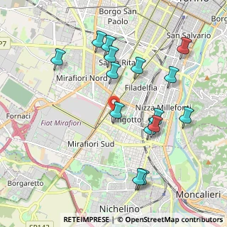 Mappa Via Passo Buole, 10135 Torino TO, Italia (2.09533)