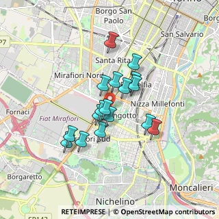 Mappa Via Passo Buole, 10135 Torino TO, Italia (1.32588)