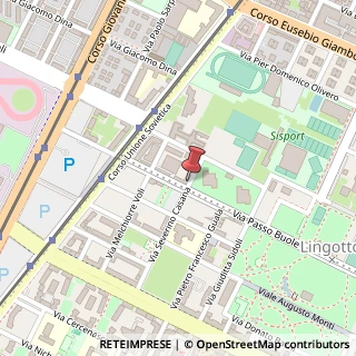 Mappa Via Severino Casana, 8, 10135 Torino, Torino (Piemonte)