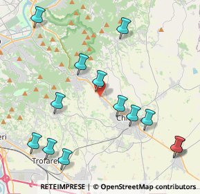 Mappa Via Adamello, 10025 Pino Torinese TO, Italia (4.88692)