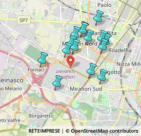 Mappa Corso Luigi Settembrini, 10135 Torino TO, Italia (1.58867)