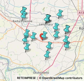 Mappa Via John Fitzgerald Kennedy, 45020 San Bellino RO, Italia (7.3045)