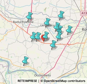 Mappa Via John Fitzgerald Kennedy, 45020 San Bellino RO, Italia (5.97833)