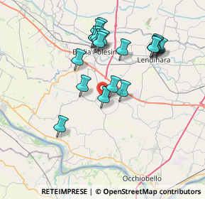 Mappa SP12, 45020 Castelguglielmo RO, Italia (7.1405)