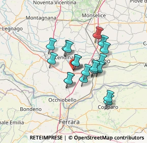 Mappa Via Roma, 45025 Fratta Polesine RO, Italia (9.91789)