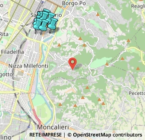 Mappa Strada dei Tetti Rubino, 10133 Torino TO, Italia (2.76846)