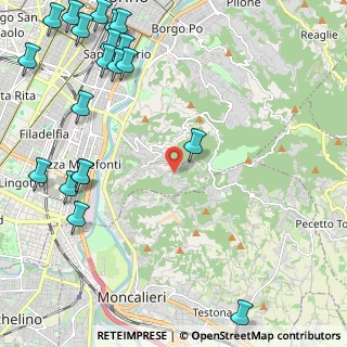Mappa Strada dei Tetti Rubino, 10133 Torino TO, Italia (3.2365)