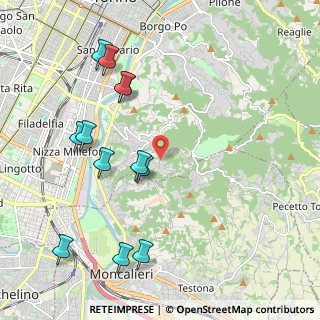 Mappa Strada dei Tetti Rubino, 10133 Torino TO, Italia (2.315)