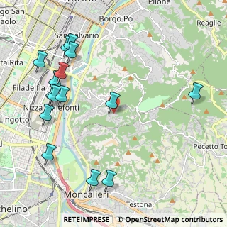 Mappa Strada dei Tetti Rubino, 10133 Torino TO, Italia (2.572)