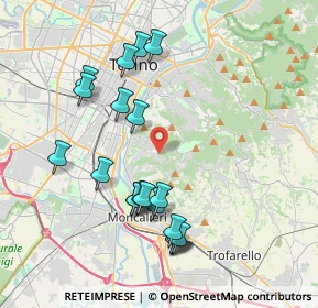 Mappa Strada dei Tetti Rubino, 10133 Torino TO, Italia (3.988)