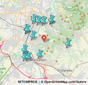 Mappa Strada dei Tetti Rubino, 10133 Torino TO, Italia (3.63462)