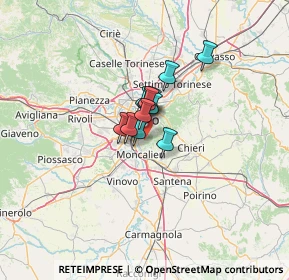 Mappa Strada dei Ronchi, 10133 Torino TO, Italia (6.08583)