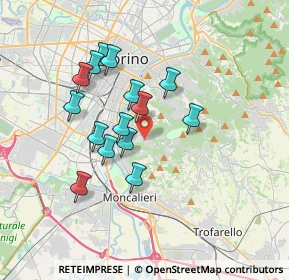 Mappa Strada dei Ronchi, 10133 Torino TO, Italia (3.04067)