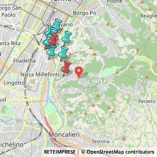 Mappa Strada dei Ronchi, 10133 Torino TO, Italia (2.12727)