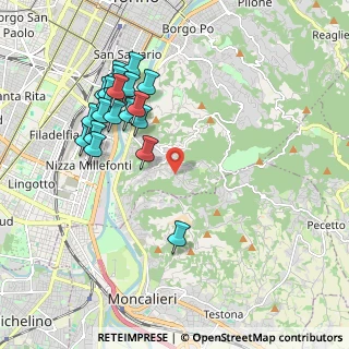 Mappa Strada dei Ronchi, 10133 Torino TO, Italia (2.061)