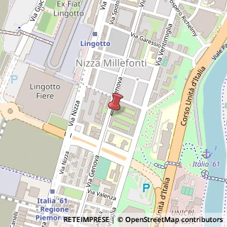 Mappa Via Genova, 123, 10126 Torino, Torino (Piemonte)