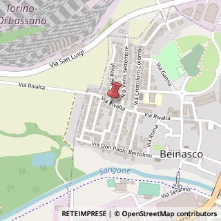 Mappa Via Rivalta,  13, 10092 Beinasco, Torino (Piemonte)
