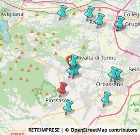 Mappa Via delle Camelie, 10090 Bruino TO, Italia (4.39462)