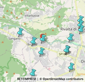 Mappa Via delle Camelie, 10090 Bruino TO, Italia (2.54)