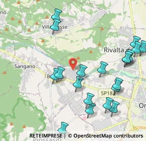 Mappa Via delle Camelie, 10090 Bruino TO, Italia (2.4565)