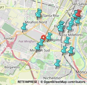 Mappa Torre Mirafiori, 10135 Torino TO, Italia (2.217)