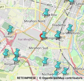 Mappa Torre Mirafiori, 10135 Torino TO, Italia (2.95563)