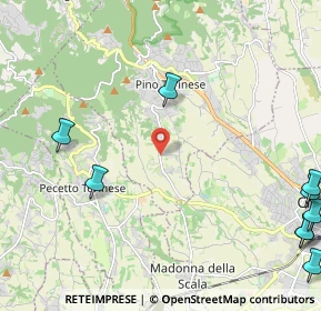 Mappa Via Solairano, 10025 Pino Torinese TO, Italia (3.63667)