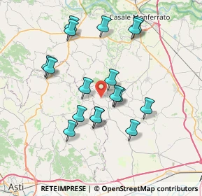 Mappa Cascina Mongetto, 15049 Vignale Monferrato AL, Italia (6.93118)