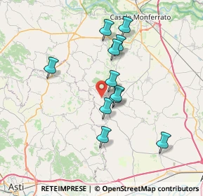 Mappa Cascina Mongetto, 15049 Vignale Monferrato AL, Italia (6.32636)